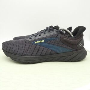 Brooks Anthem 6 Mens US 12 D Running Shoes Black Ebony Mesh Athletic Sneakers